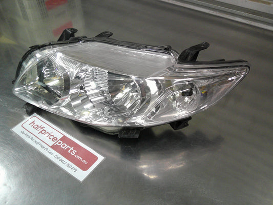 Toyota Corolla ZRE152 Sedan Genuine Left Hand Front Head Light Assembly (Halogen) New Part
