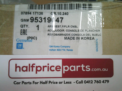 Holden CG Captiva Genuine Centre Console Lid/Armrest With White Stitching New Part