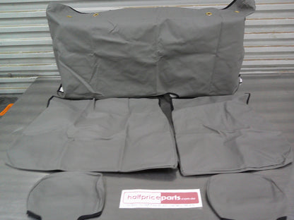 Tuffnut HD Canvas Rear Seat Covers Suits Holden RG Colorado/Isuzu D-Max New Part