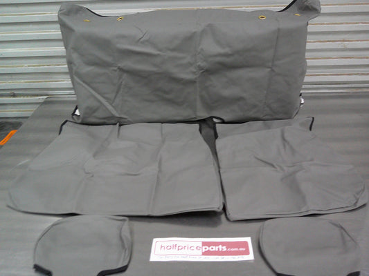 Tuffnut HD Canvas Rear Seat Covers Suits Holden RG Colorado/Isuzu D-Max New Part
