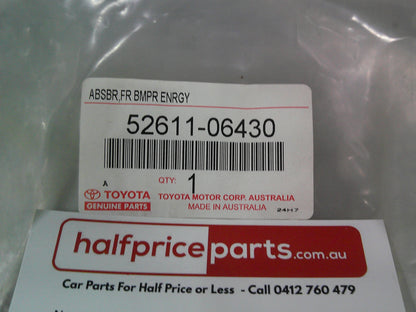 Toyota Camry/Camry Hybrid Genuine Front Bumper Energy Absorber New Part