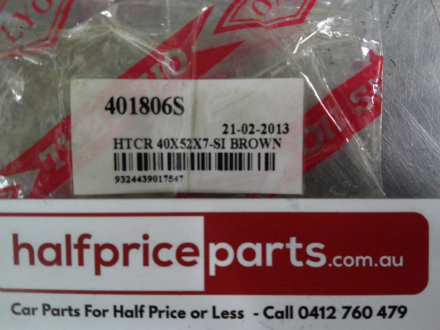 Holde VL Calais 6 Cylinder Genuine Timing Cover Camshaft Oil Seal New Part