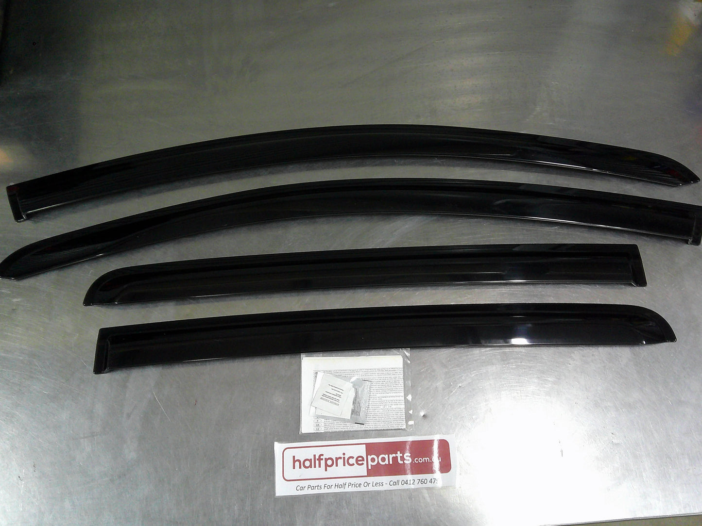 Holden Barina Spark Genuine Tinted Slim Line Weather Shield Kit Front And Rear New Part