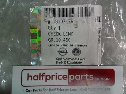 Holden AH Astra Genuine Right Hand Front Door Check Strap (Stopper) New Part