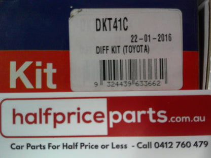 4x4 Diff Bearing & Seal Repair Kit Suits Toyota Hilux GGN15 2WD 4.0Ltr New Part