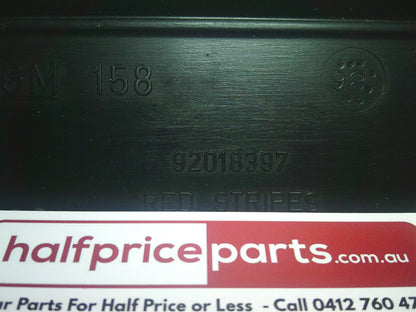 Holden VL Calais Genuine Rear Tail Light Garnish With Brackets Used Part
