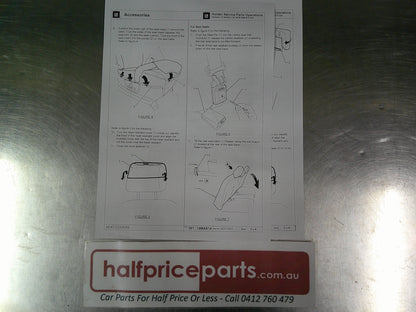 Holden RG Colorado Crew Cab Genuine Neoprene Rear Seat Covers New Part