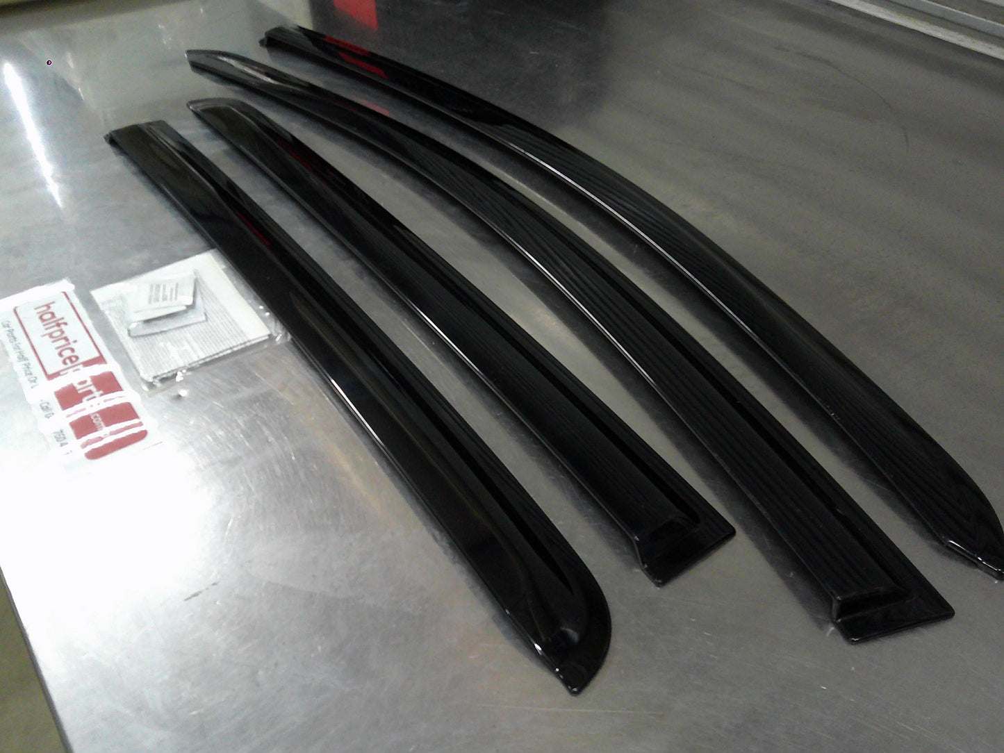 Holden Barina Spark Genuine Tinted Slim Line Weather Shield Kit Front And Rear New Part