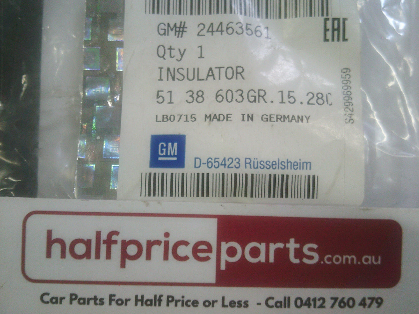 Holden AH Astra Genuine Rear Door Handle Front Insulator New Part