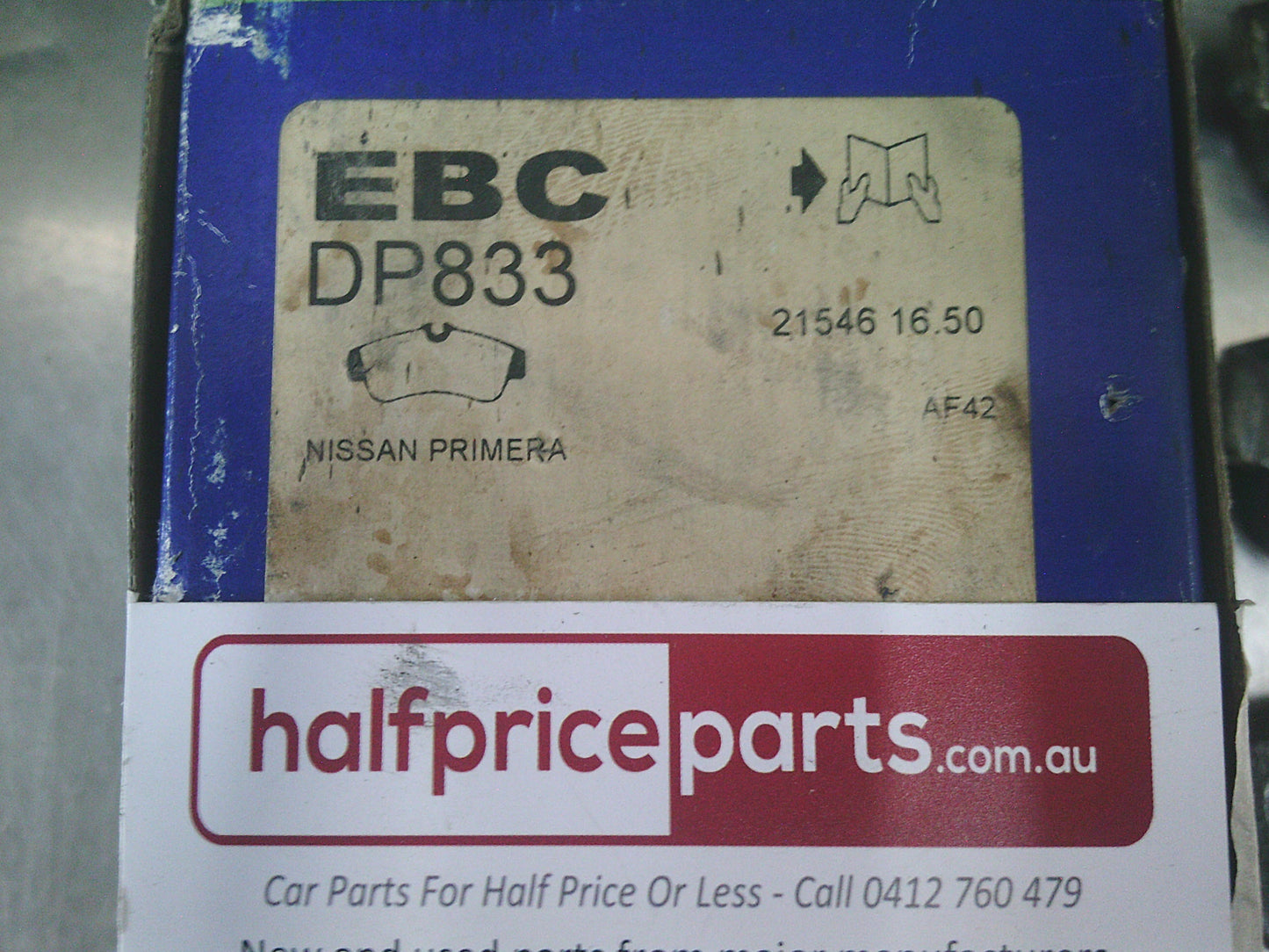 EBC Front Disc Brake Pad Set Suits Nissan Pulsar N16 - New Part