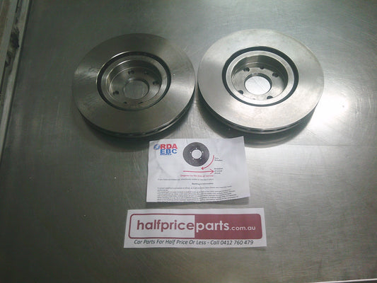 RDA Standard Front Disc Brake Rotor Suit Alfa Romeo GTV/Spyder (Sold As Pairs Only) New Part