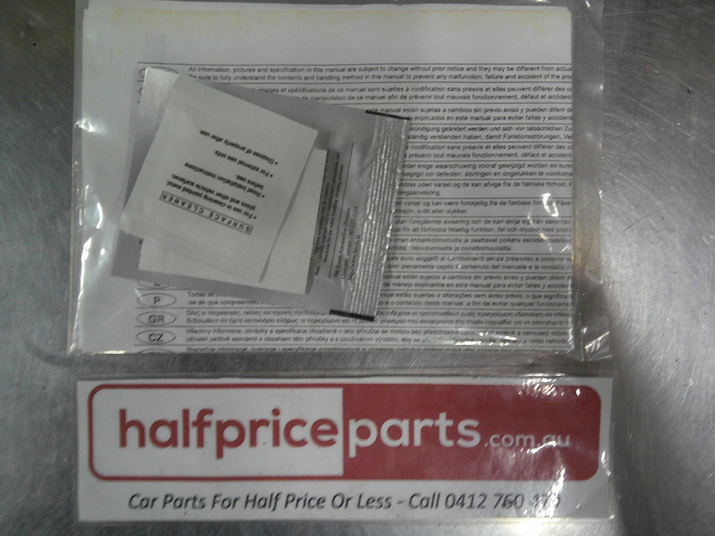 Holden Barina Spark Genuine Tinted Slim Line Weather Shield Kit Front And Rear New Part