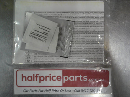 Holden Barina Spark Genuine Tinted Slim Line Weather Shield Kit Front And Rear New Part