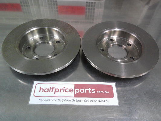 ACDelco Rear Disc Brake Rotors Solid Suits Mazda 3 BK 2.0L, Except SP23 (Sold As Pair) New Part