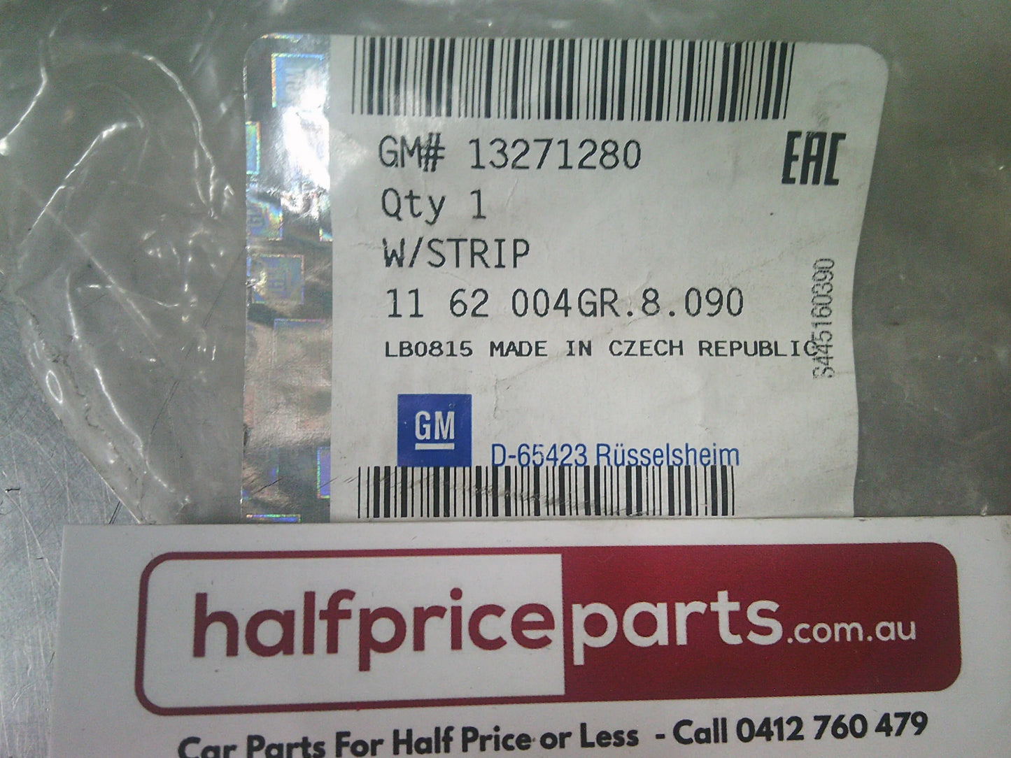 Holden AH/PJ Astra Genuine Rear Bonnet Rubber Weatherstrip New Part
