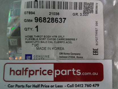Holden CG Captiva 2.4Ltr Genuine Thropttle Body Water Hose New Part