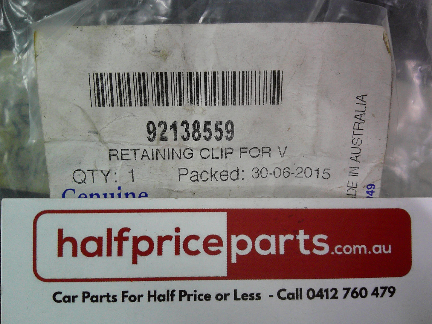 Holden VY/VF Commodore/WN Statesman Genuine Rear Roof Moulding Clip New Part