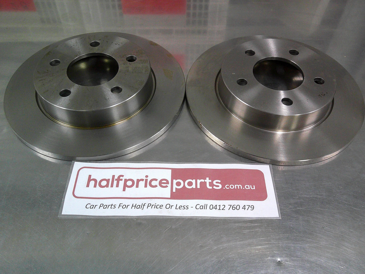 ACDelco Rear Disc Brake Rotors Solid Suits Mazda 3 BK 2.0L, Except SP23 (Sold As Pair) New Part