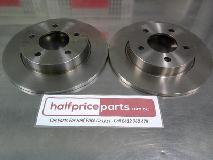 ACDelco Rear Disc Brake Rotors Solid Suits Mazda 3 BK 2.0L, Except SP23 (Sold As Pair) New Part