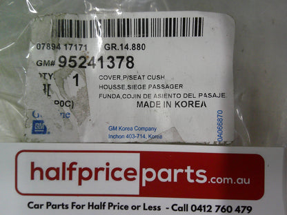 Holden Captiva Genuine Right Hand (Drivers) Seat Base Cushion Cover Trim New Part