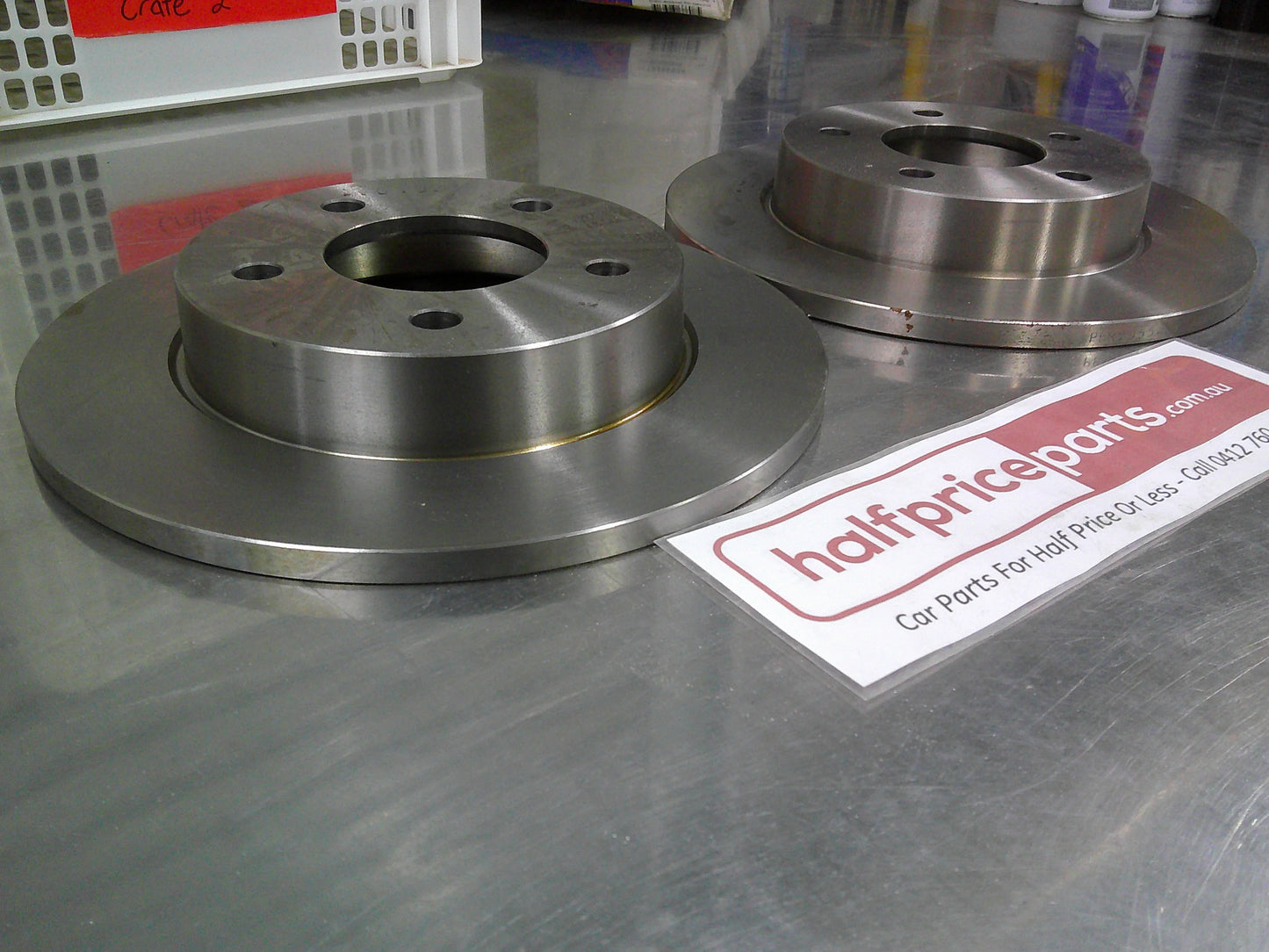 ACDelco Rear Disc Brake Rotors Solid Suits Mazda 3 BK 2.0L, Except SP23 (Sold As Pair) New Part