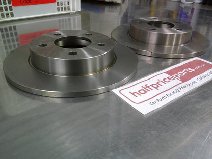 ACDelco Rear Disc Brake Rotors Solid Suits Mazda 3 BK 2.0L, Except SP23 (Sold As Pair) New Part