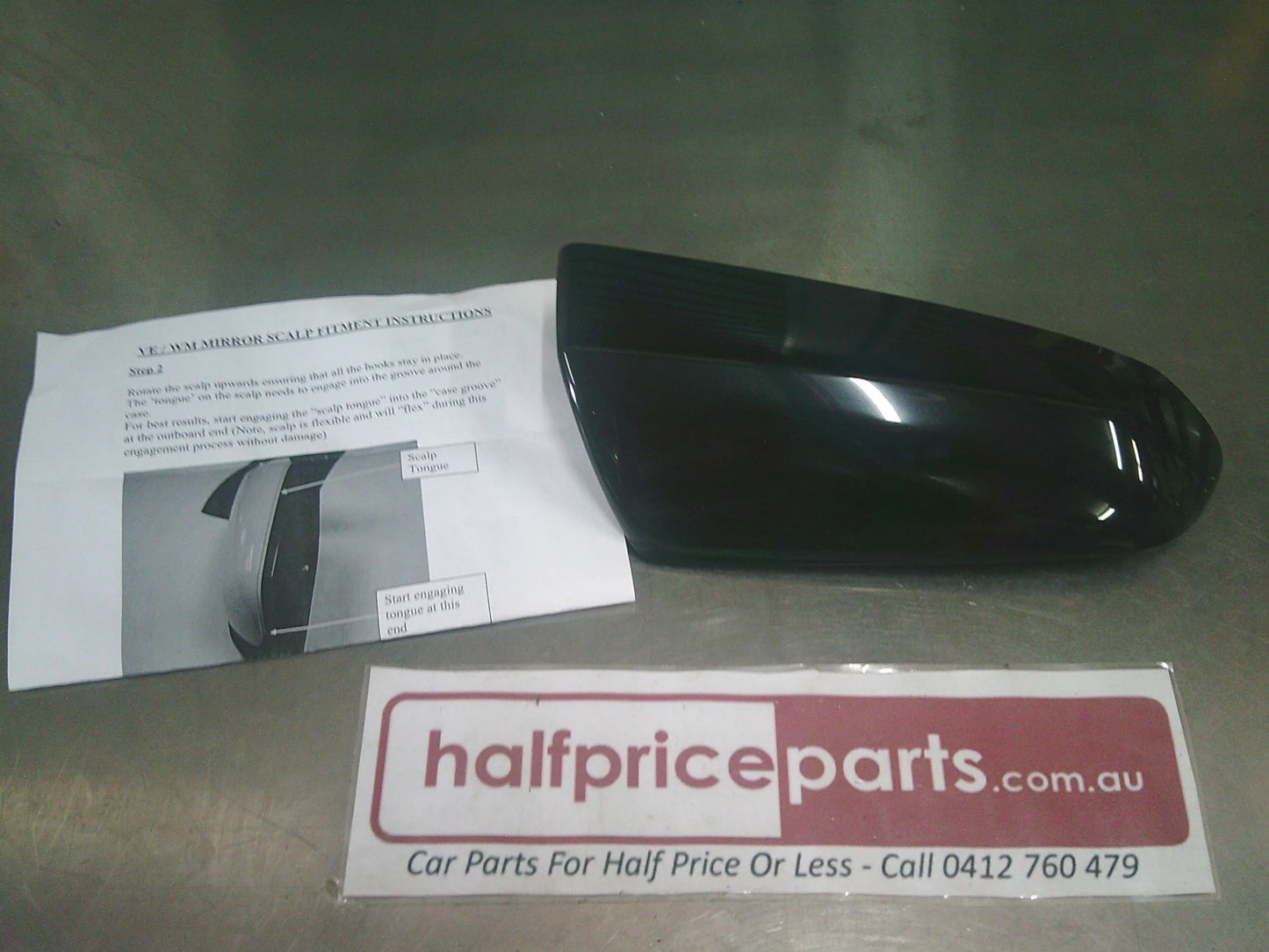 Holden VF Commodore /MN Statesman Genuine Front Right Hand Exterior Side Mirror Scalp (Unpainted) New Part