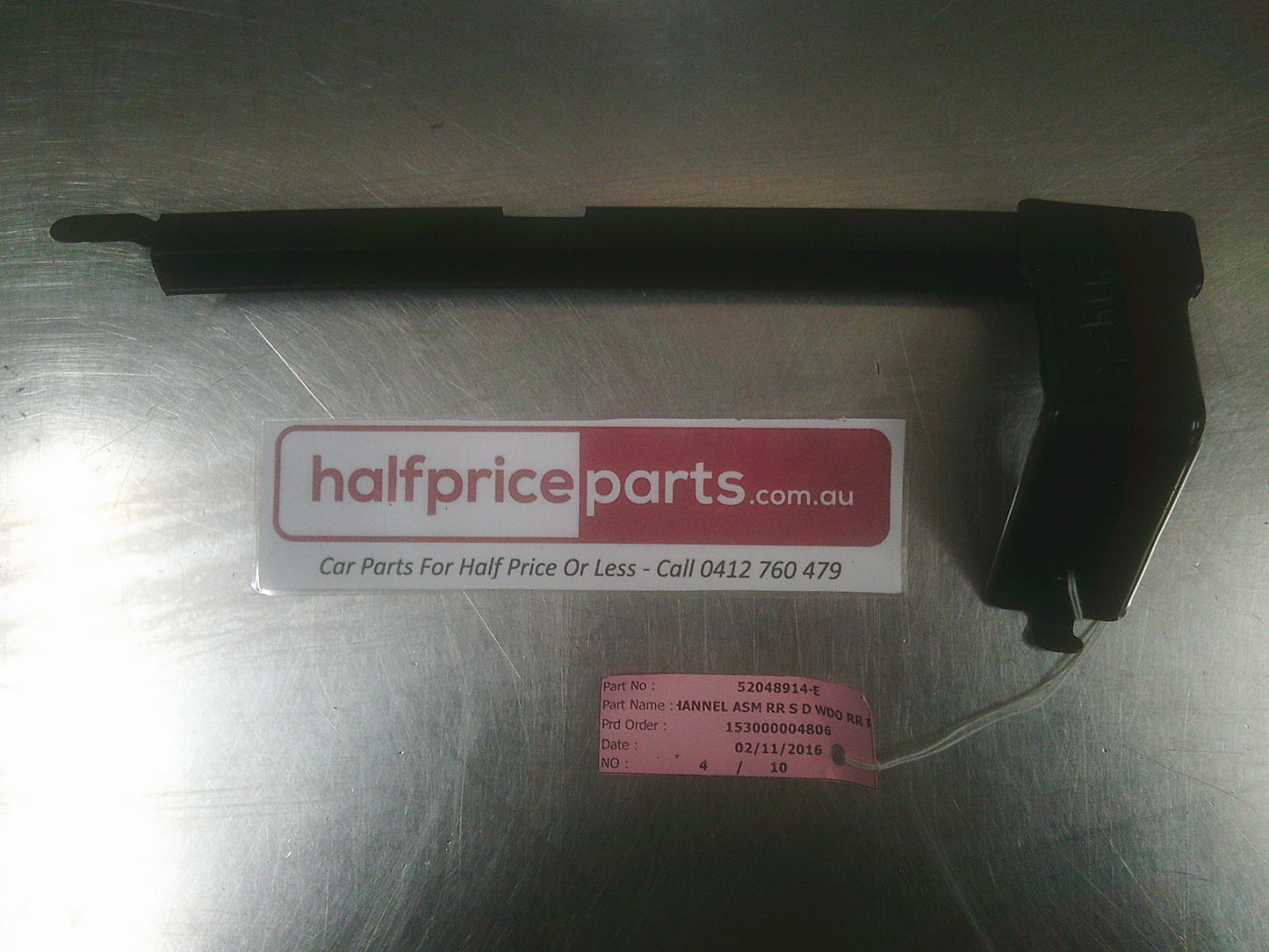 Holden RG Colorado Genuine Righthand Rear Channel ASM Rear S/D Window Rear New Part