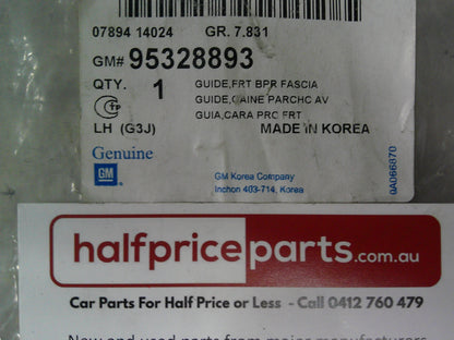 Holden JH Cruze Genuine Left Hand Front Bumper Bracket New Part