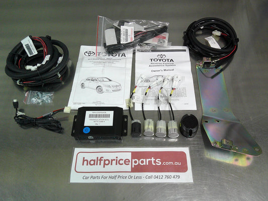 Toyota Corolla Sedan Genuine Rear Parking Assist System 4 Head (Factory Silver x3 1 Head Black) New Part