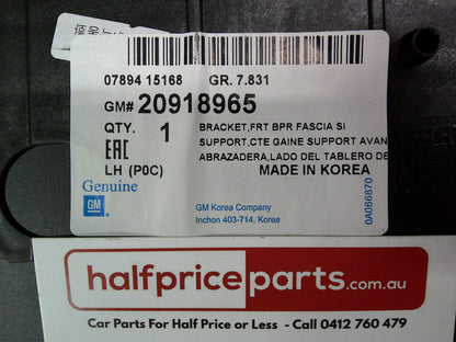 Holden CG Captiva Genuine Left Hand Front Bumper Bracket New Part