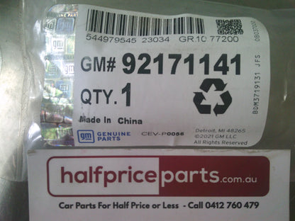 Holden VT/VX/VY/VZ Commodore Genuine Left Hand Rear Weather Strip Moulding (All Black) New Part