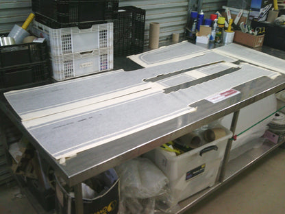 Holden Trax Genuine Black Stripe Roof/Bonnet Decal Kit (Black With Out Sun Roof) New Part