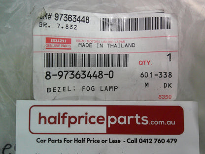 Holden RA Rodeo Genuine Left Hand Front Bumper Fog Light Bezel New Part