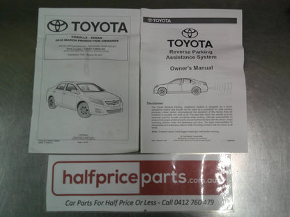 Toyota Corolla Sedan Genuine Rear Parking Assist System 4 Head (Factory Silver x3 1 Head Black) New Part