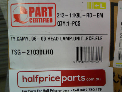 Depo Right Hand Front Head Light Suits Toyota Camry ACV40 Used Part