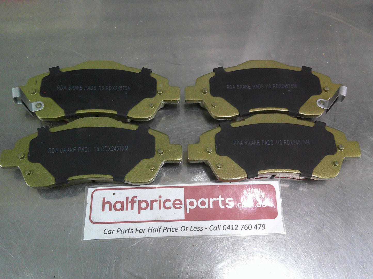 RDA Front Heavy Duty Disc Brake Pad Set Suits Toyota Avensis New Part