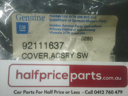 Holden VY/VZ Commodore/WK-WL Caprice Genuine Accessory Switch Blank Plug New Part
