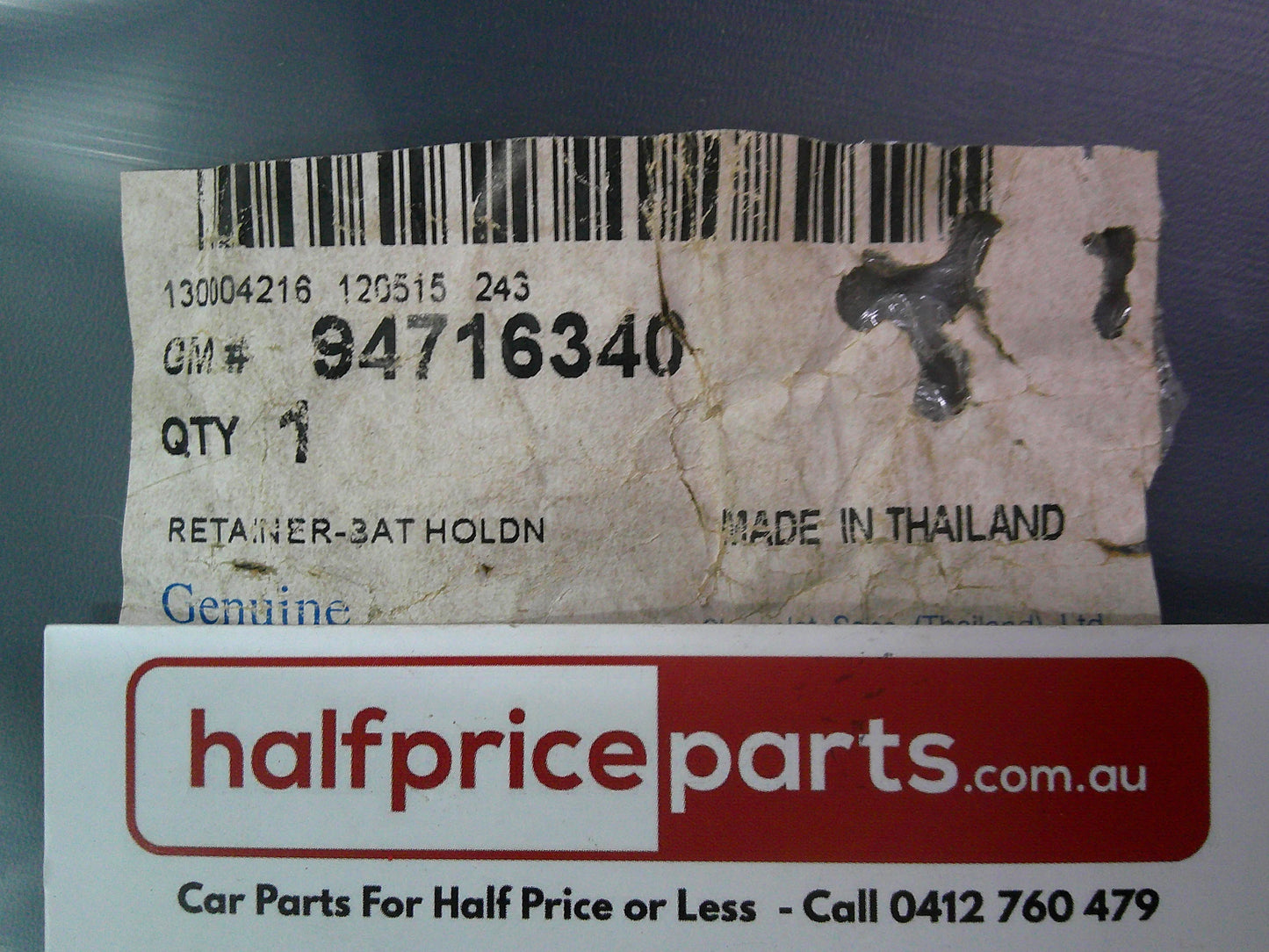 Holden RG Trailblazer/RG Colorado Genuine Battery Mounting Bracket Used Part