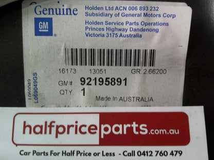 Holden VE Commodore Sedan Genuine Right Hand Rear Tail Light Panel New Part