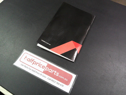 Holden MY20 RG Colorado/Trailblazer Genuine Service And Warranty Booklet New Part