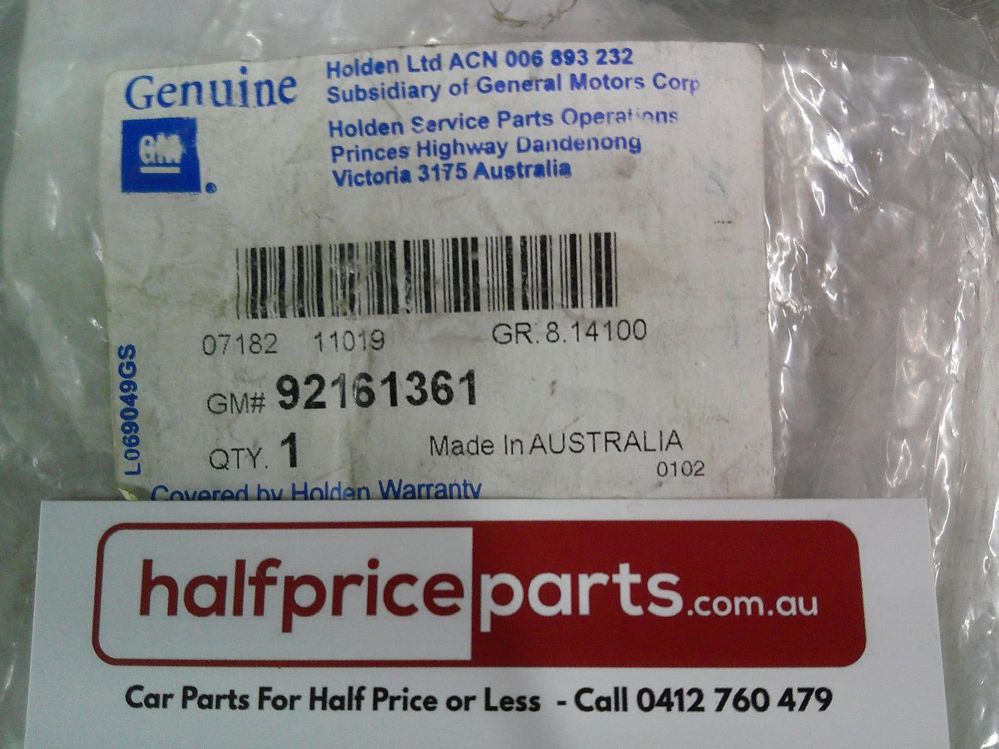 Holden VE Commodore/WM Statesman Genuine Upper Front Fender Bracket New Part.