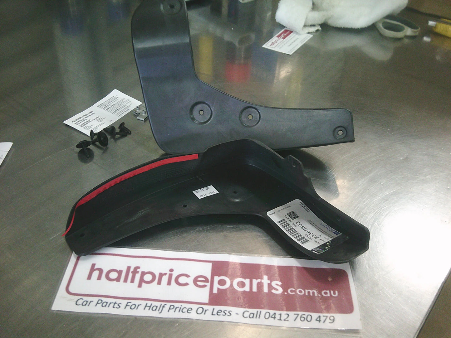 Holden Cruze Genuine Front Mud Flap Set - New Part