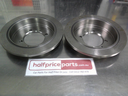 RDA Rear Disc Brake Rotors Suits Hyundai Sonata 263mm (Sold As Pair) New Part