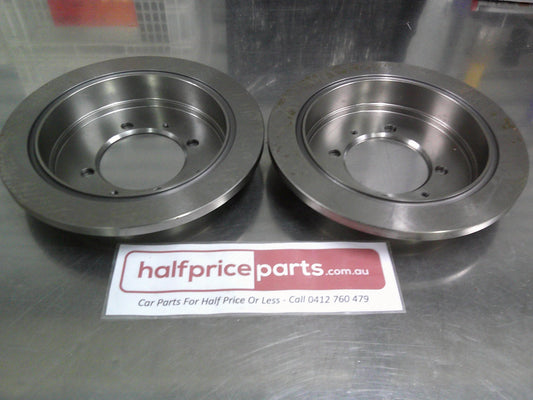 RDA Rear Disc Brake Rotors Suits Hyundai Sonata 263mm (Sold As Pair) New Part