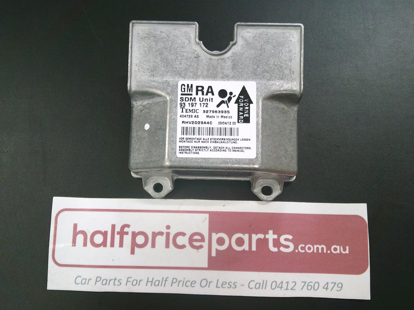 Holden Astra H Genuine Air Bag Control Module ECU Temic New Part