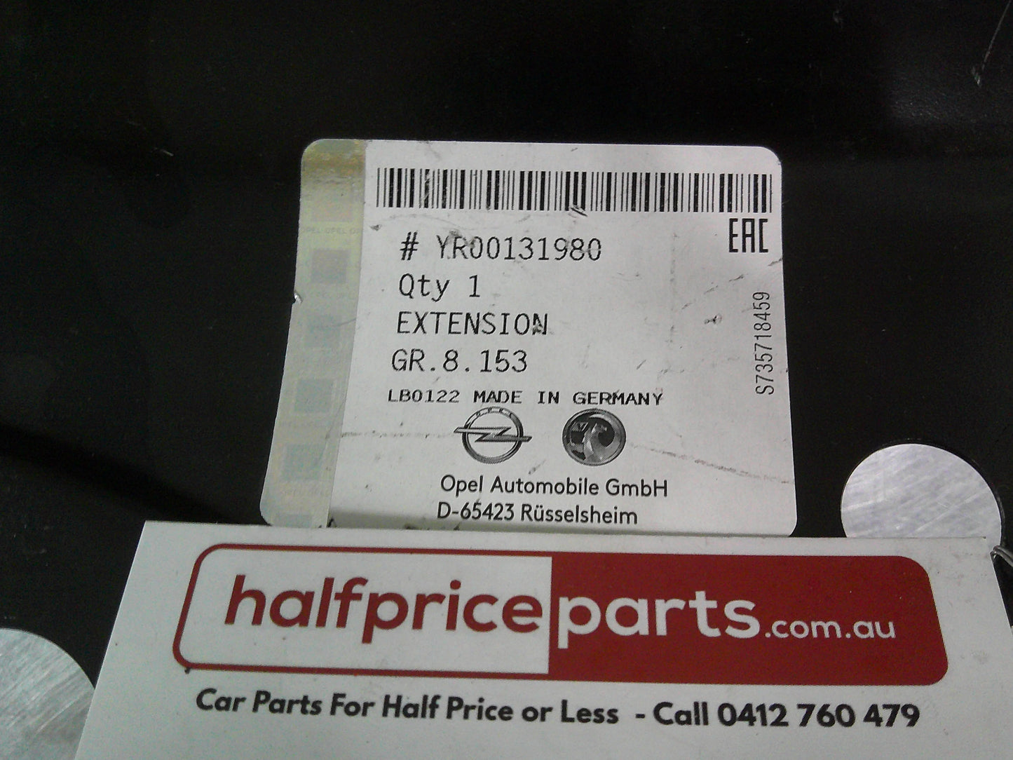 Holden ZB Commodore Genuine Right Hand Front Wheel Housing Extension Panel New Part