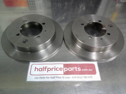 RDA Rear Disc Brake Rotors Suits Hyundai Sonata 263mm (Sold As Pair) New Part
