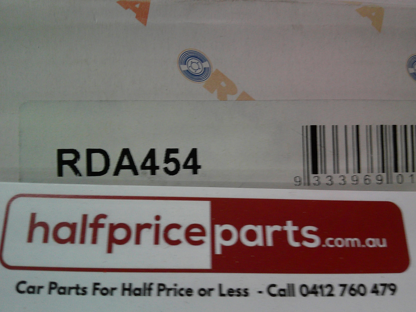 RDA Rear Disc Brake Rotors Suits Hyundai Sonata 263mm (Sold As Pair) New Part