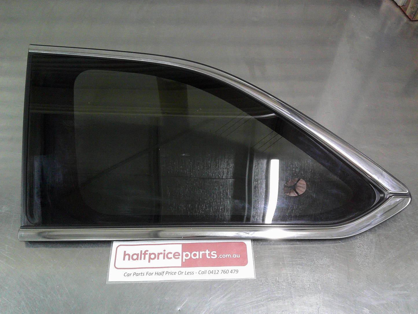 Toyota Kluger Genuine Left Hand Rear Quarter Glass Chrome Trim Factory Tint New Part